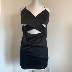 Black cutout dress